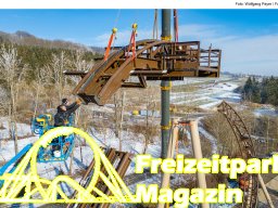 Aufbau des Themenbereichs „Sonnenbucht“ in FANTASIA (Januar 2025)